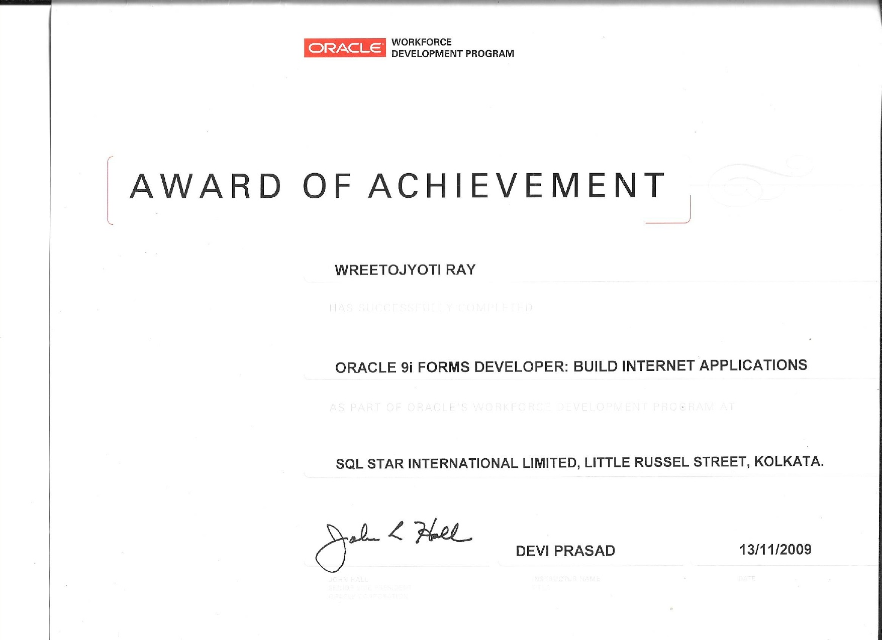 Oracle Introduction to SQL